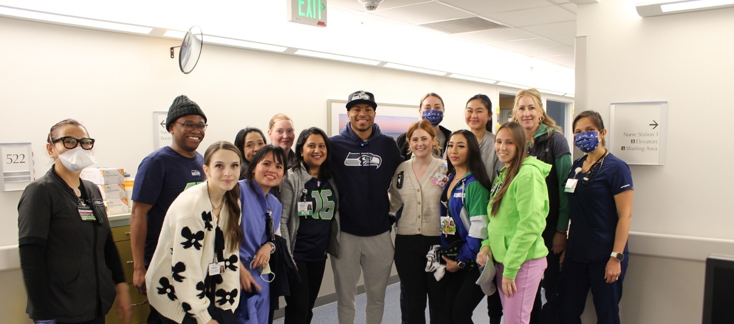 Tyler Lockett with care team