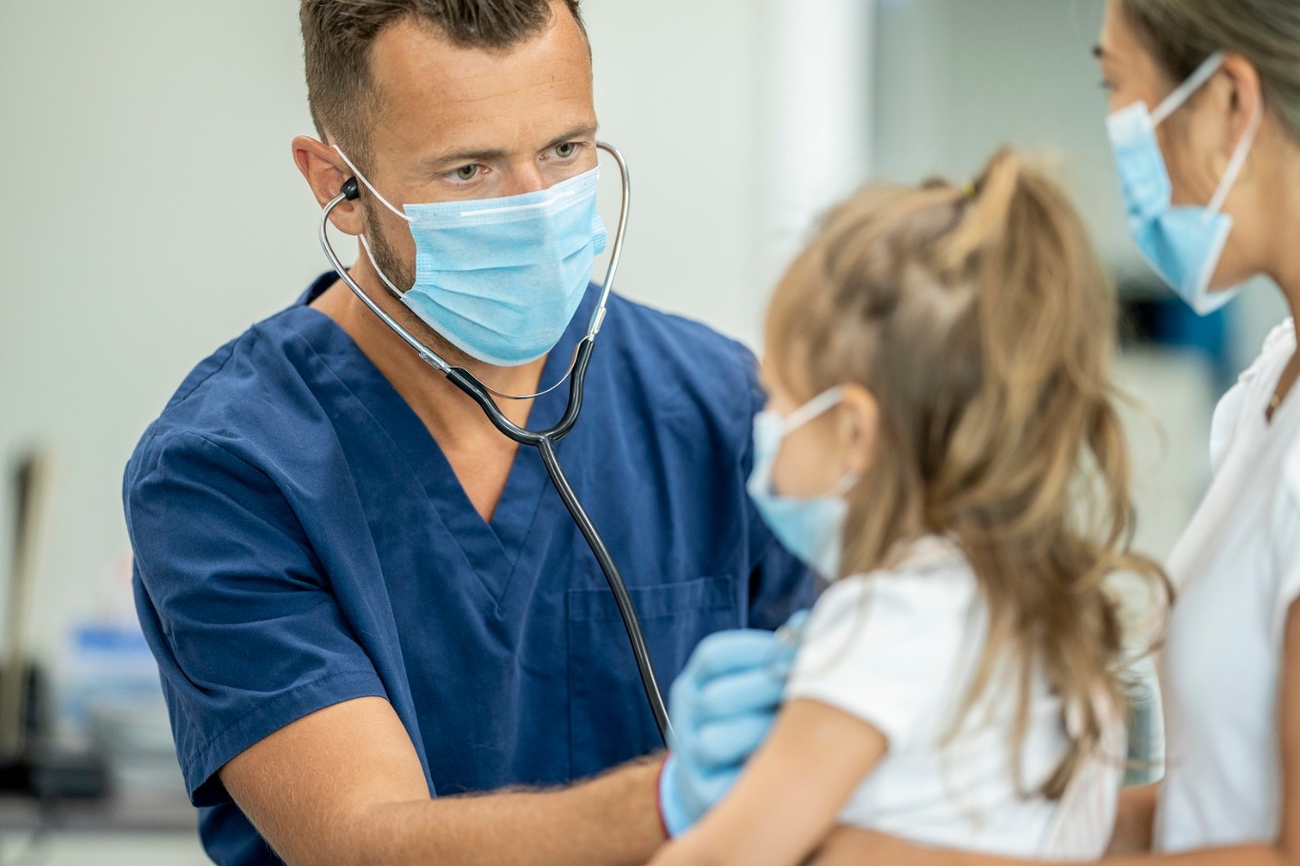 doctor with young patient