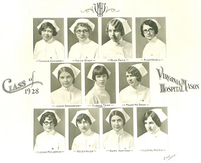 Virginia Mason Nurses, Class of 1928 