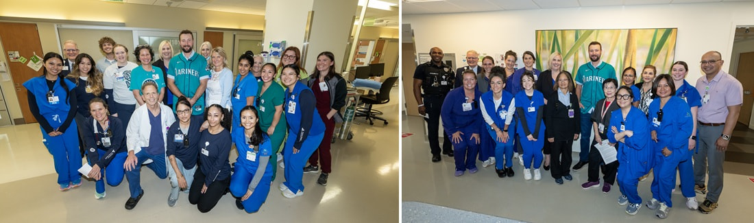 Cal Raleigh visits VMMC
