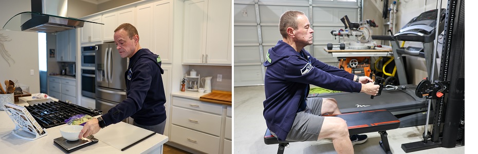 Chris Browning focusing on diet and exercise