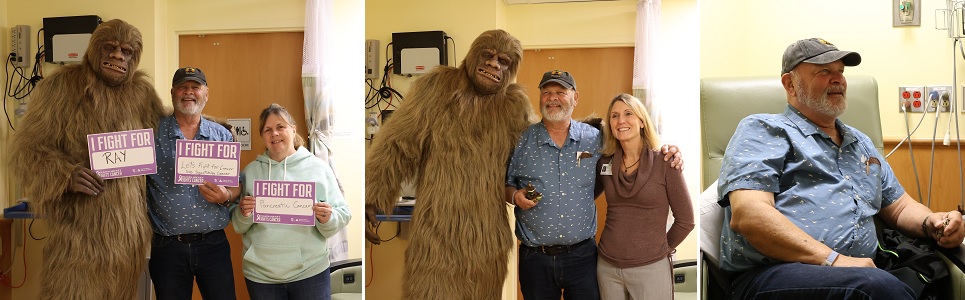 Ray, family and his care team