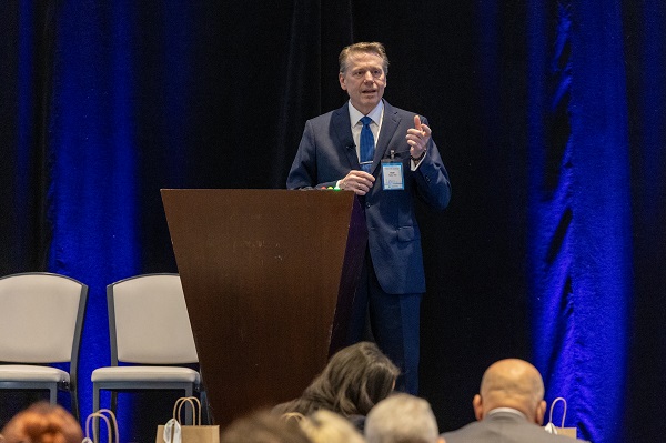 Cardiovascular Symposium 2025 speaker at podium
