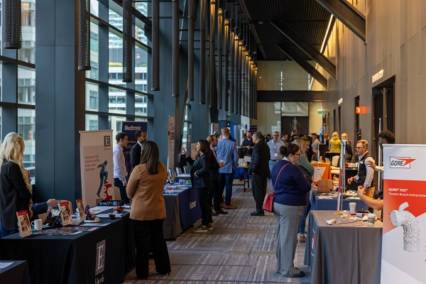 Cardiovascular Symposium 2025 booths and attendees