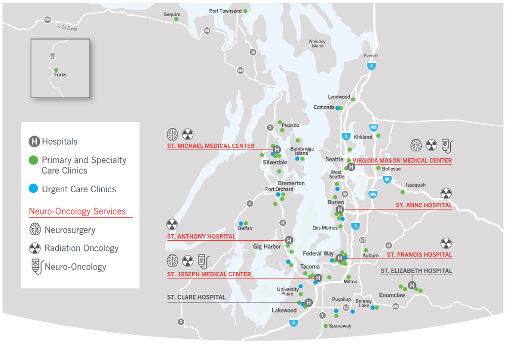 Neuro-Oncology Services - map