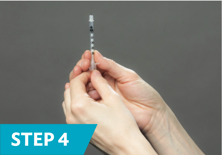 Step 4 - injecting insulin