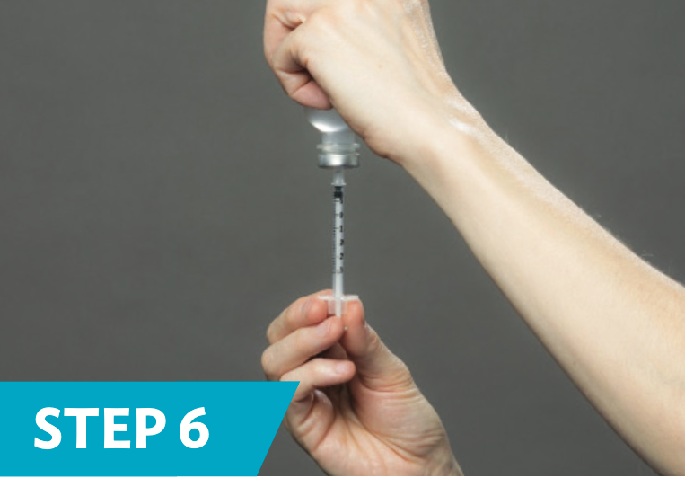 Step 6 - injecting insulin
