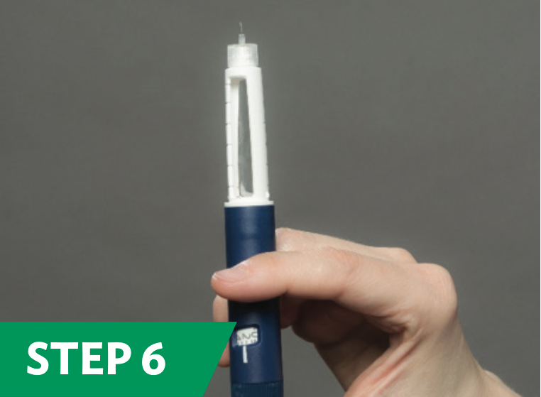 Insulin pen: Step 6